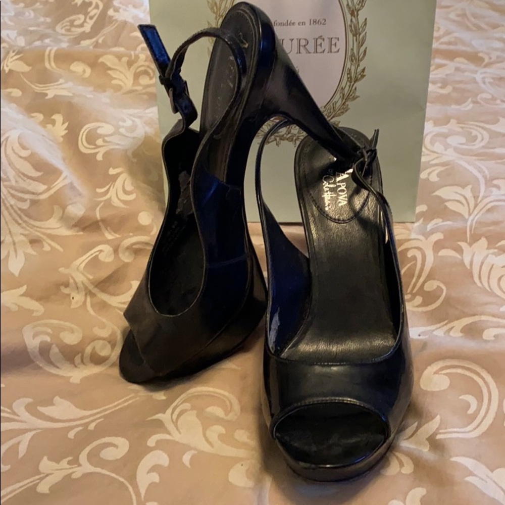 Maria Shapova by Cole Haan Black Slingback Pumps